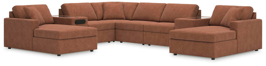 Sofá seccional de 8 piezas Modmax con chaise longue