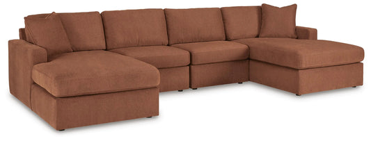 Sofá modular Modmax de 4 piezas con chaise longue