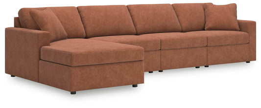 Sofá modular Modmax de 4 piezas con chaise longue