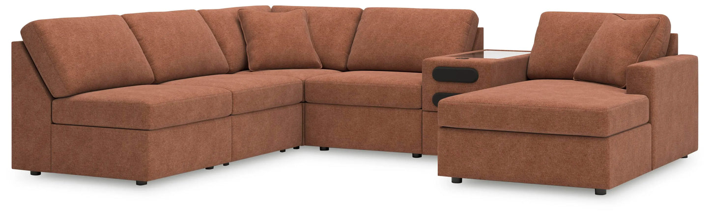 Seccional de 6 piezas Modmax con chaise longue