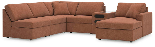Seccional de 6 piezas Modmax con chaise longue