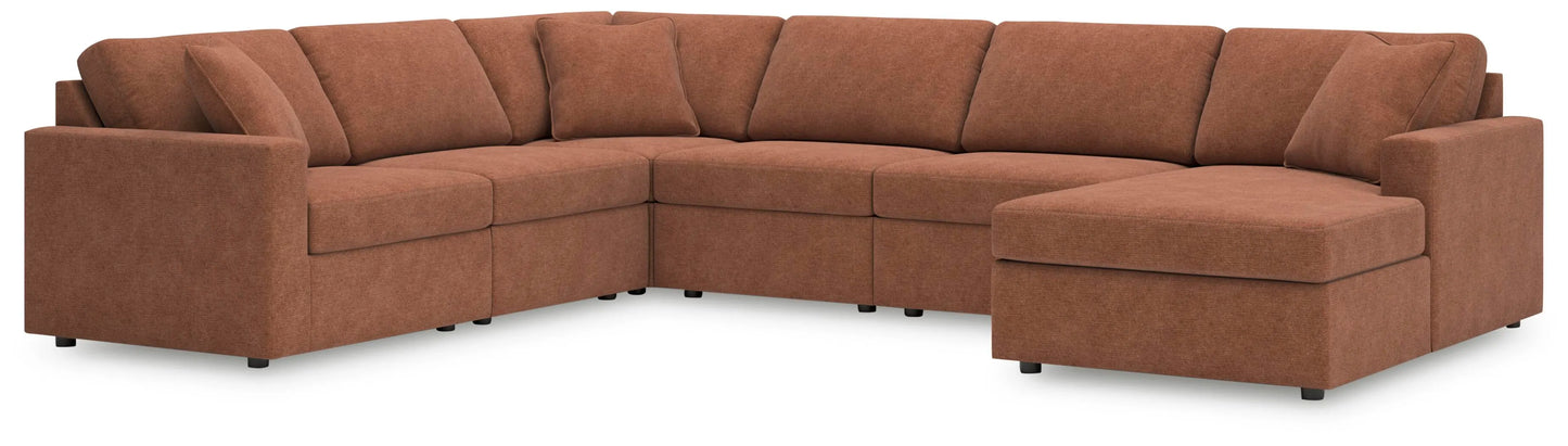 Seccional de 6 piezas Modmax con chaise longue