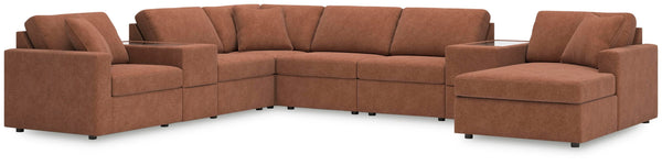 Sofá seccional de 8 piezas Modmax con chaise longue
