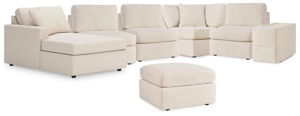 Seccional Modmax de 6 piezas con chaise y otomana
