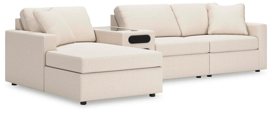 Sofá modular Modmax de 4 piezas con chaise longue