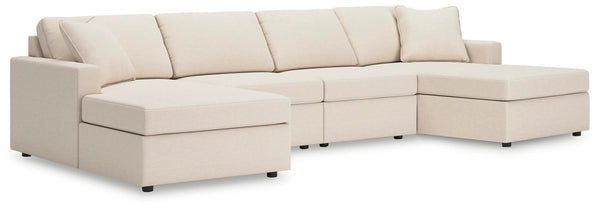 Sofá modular Modmax de 4 piezas con chaise longue