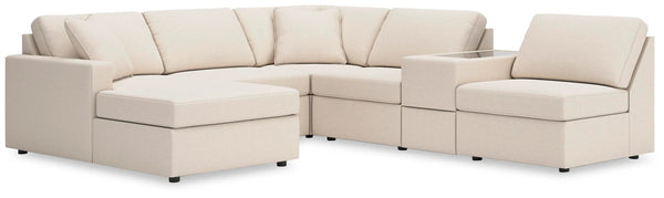 Seccional de 6 piezas Modmax con chaise longue