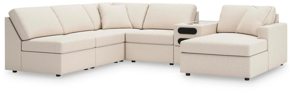 Seccional de 6 piezas Modmax con chaise longue