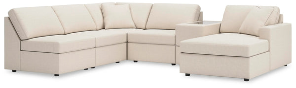 Seccional de 6 piezas Modmax con chaise longue
