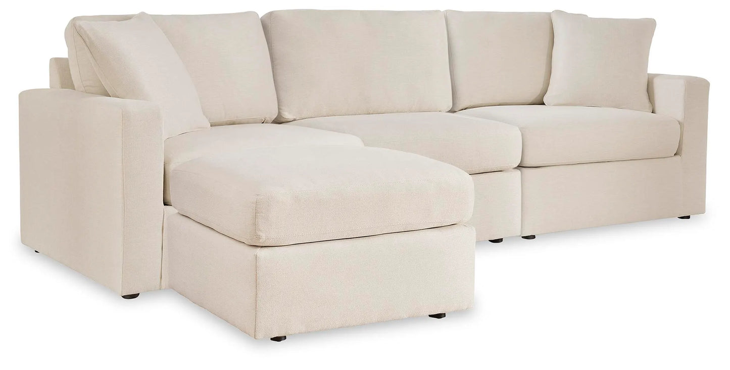 Seccional de 3 piezas y otomana Modmax