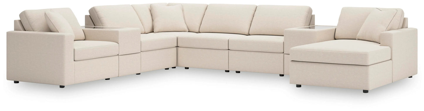 Sofá seccional de 8 piezas Modmax con chaise longue