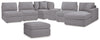 Seccional Modmax de 6 piezas con chaise y otomana