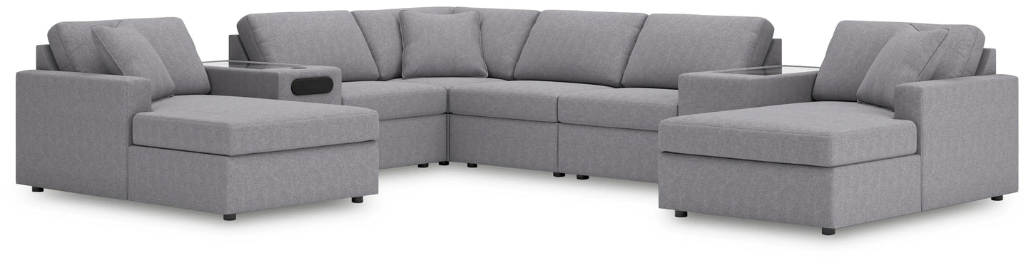 Sofá seccional de 8 piezas Modmax con chaise longue