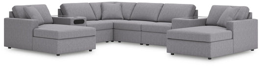 Sofá seccional de 8 piezas Modmax con chaise longue