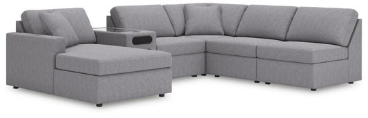 Seccional de 6 piezas Modmax con chaise longue