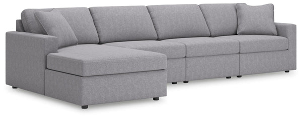 Sofá modular Modmax de 4 piezas con chaise longue