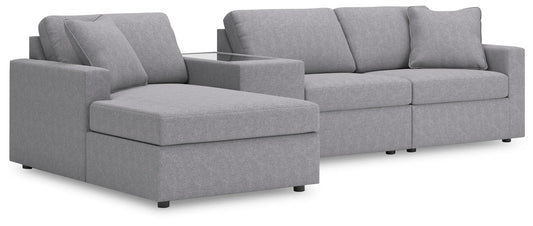 Sofá modular Modmax de 4 piezas con chaise longue