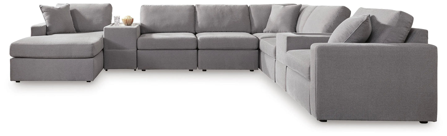 Sofá seccional de 8 piezas Modmax con chaise longue