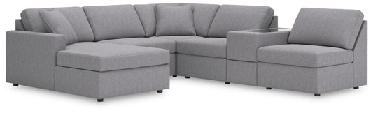 Seccional de 6 piezas Modmax con chaise longue