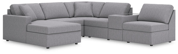 Seccional de 6 piezas Modmax con chaise longue