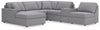 Seccional de 6 piezas Modmax con chaise longue