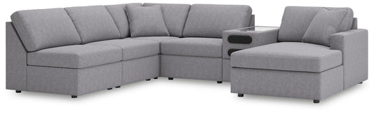 Seccional de 6 piezas Modmax con chaise longue