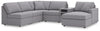 Seccional de 6 piezas Modmax con chaise longue