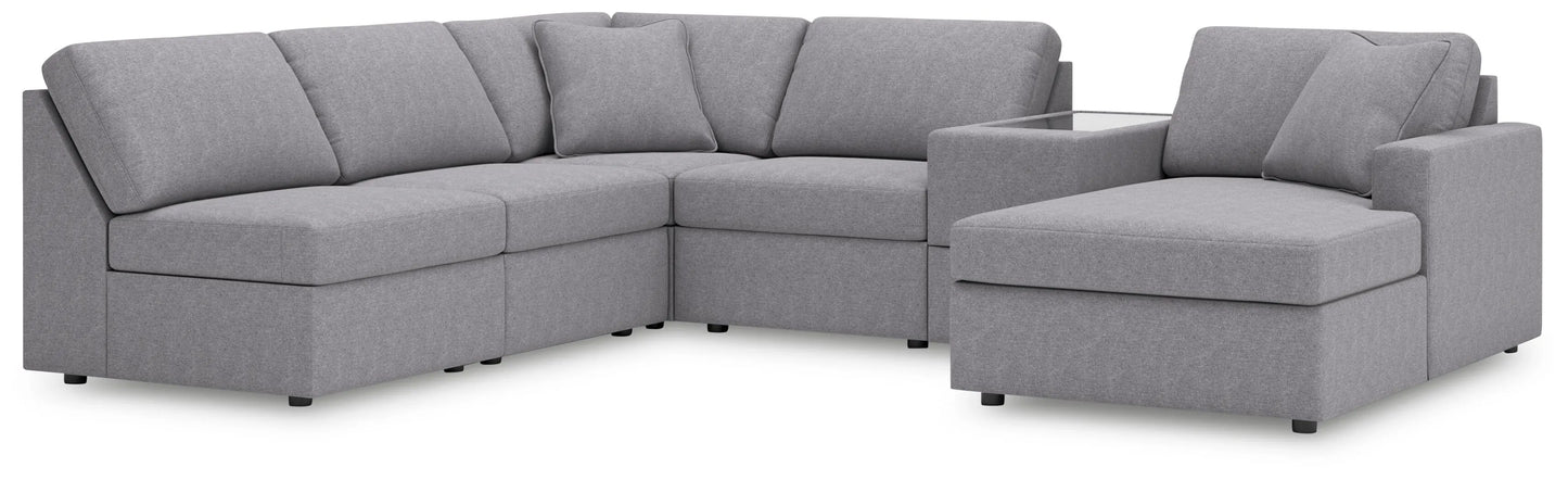 Seccional de 6 piezas Modmax con chaise longue