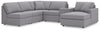 Seccional de 6 piezas Modmax con chaise longue
