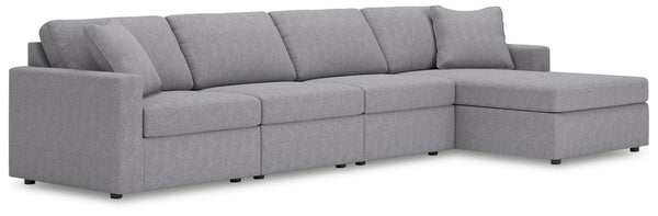 Sofá modular Modmax de 4 piezas con chaise longue