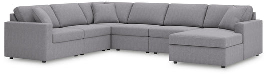 Seccional de 6 piezas Modmax con chaise longue