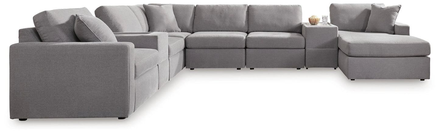 Sofá seccional de 8 piezas Modmax con chaise longue
