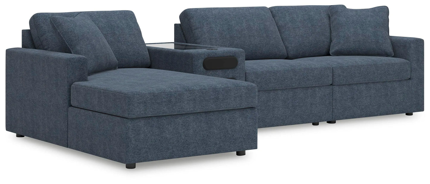 Sofá modular Modmax de 4 piezas con chaise longue