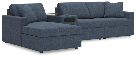 Sofá modular Modmax de 4 piezas con chaise longue