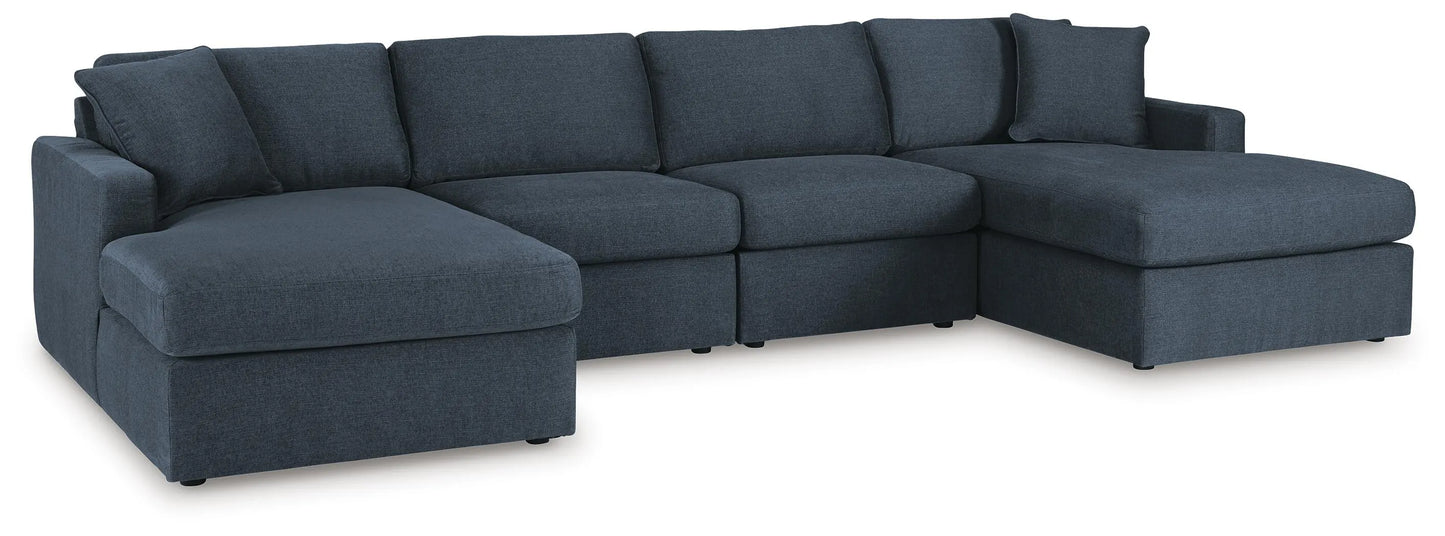 Sofá modular Modmax de 4 piezas con chaise longue