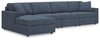 Sofá modular Modmax de 4 piezas con chaise longue