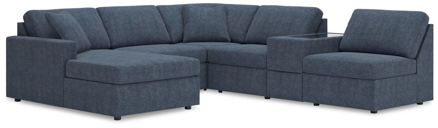 Seccional de 6 piezas Modmax con chaise longue