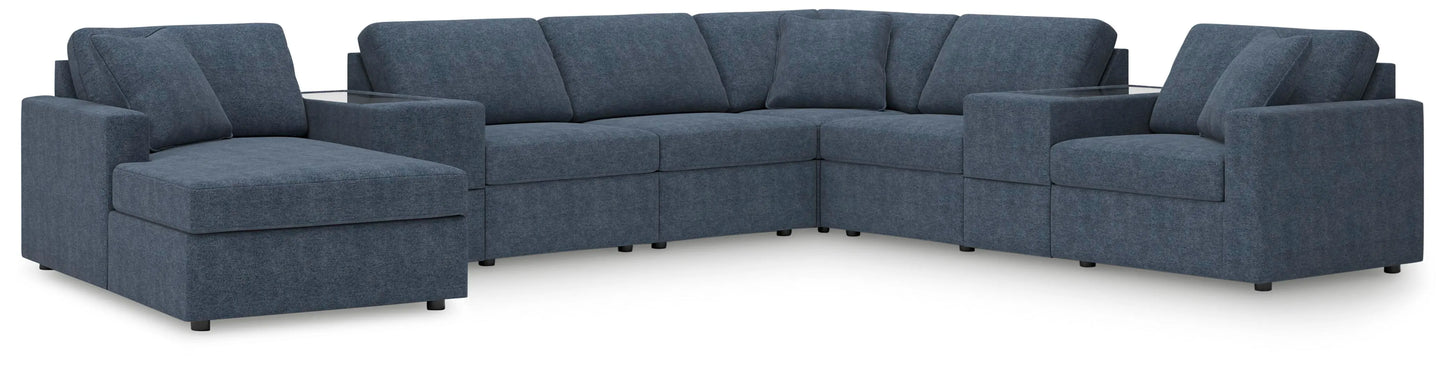 Sofá seccional de 8 piezas Modmax con chaise longue