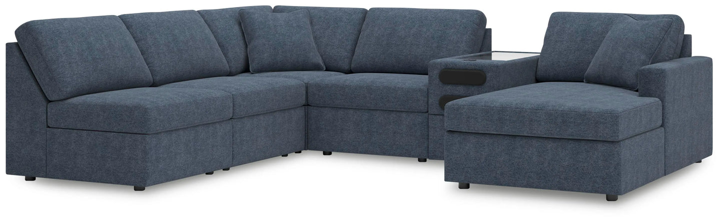 Seccional de 6 piezas Modmax con chaise longue