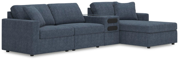 Sofá modular Modmax de 4 piezas con chaise longue
