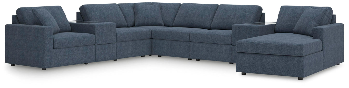 Sofá seccional de 8 piezas Modmax con chaise longue