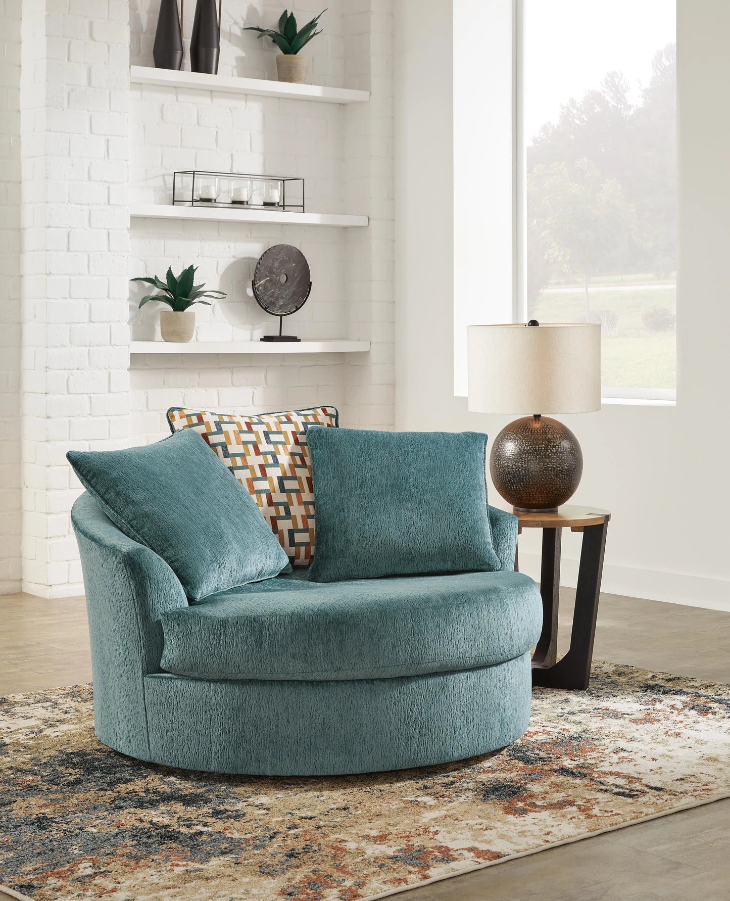 Sillón giratorio Laylabrook de gran tamaño