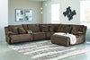 Seccional Reclinable de Primera Clase de 6 Piezas con Chaise