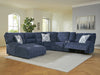 Sofá seccional reclinable eléctrico de 6 piezas Acklen Place con chaise longue