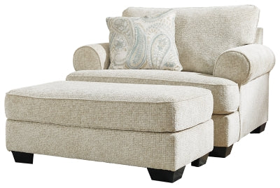 Sillón extragrande y otomana