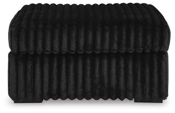 Midnight-Madness Oversized Accent Ottoman