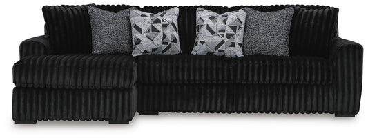 Sofá Seccional de 2 Piezas Midnight-Madness con Chaise