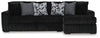 Sofá Seccional de 2 Piezas Midnight-Madness con Chaise