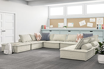 Asientos modulares Bales de 8 piezas