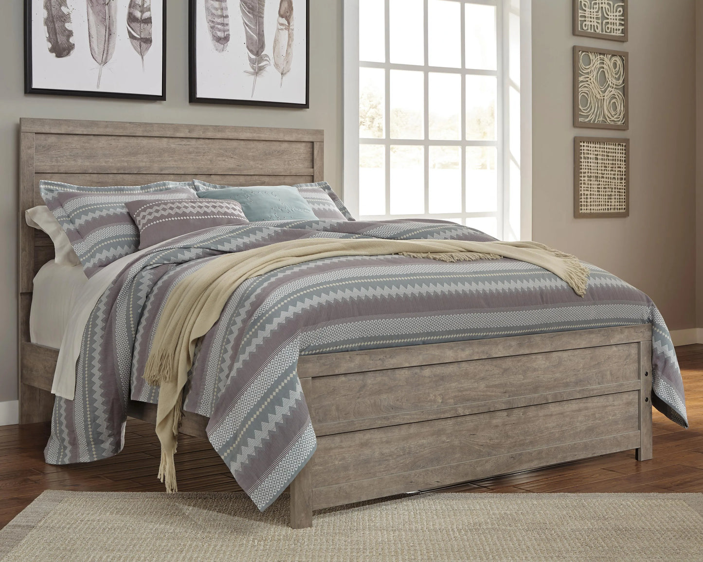 Cama de paneles Queen Culverbach